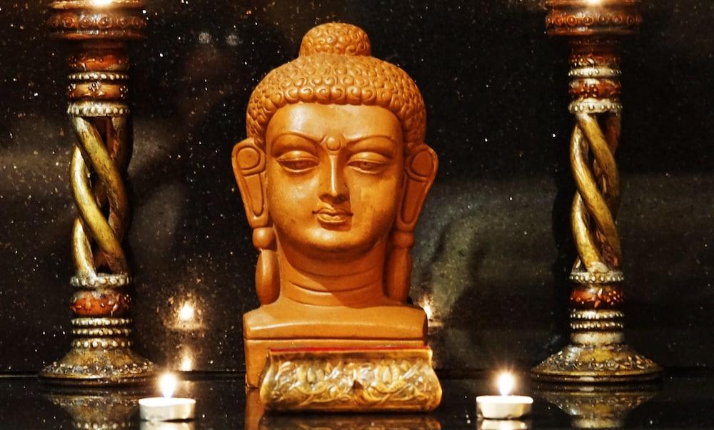 Taj Chandīgarh Esterno foto The Buddha
